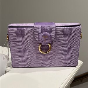 JW PEI Lilac Crossbody Bag with Gold Tone Hardware